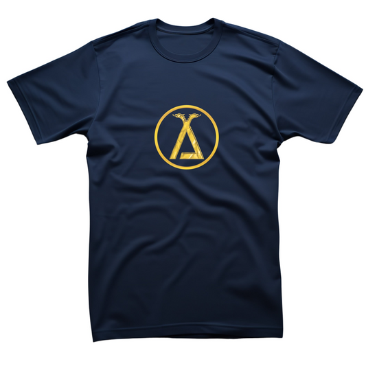 Navy Blue & Gold T-Shirt