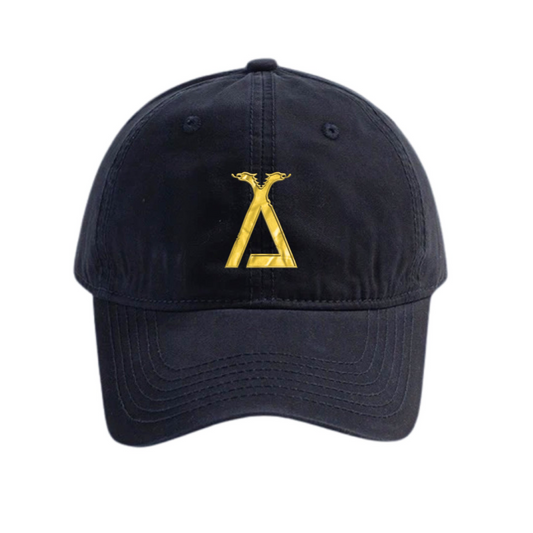 Navy Blue & Gold Hat